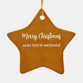 Christmas Ornament Star “Christmas Cookie” Var05 (Achterkant)