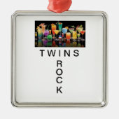 CHRISTMAS ORNAMENT "TWINS ROCK" (Voorkant)