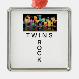 CHRISTMAS ORNAMENT "TWINS ROCK"