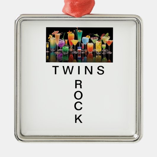 CHRISTMAS ORNAMENT "TWINS ROCK" (Voorkant)