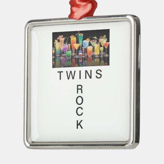 CHRISTMAS ORNAMENT "TWINS ROCK" (Links)