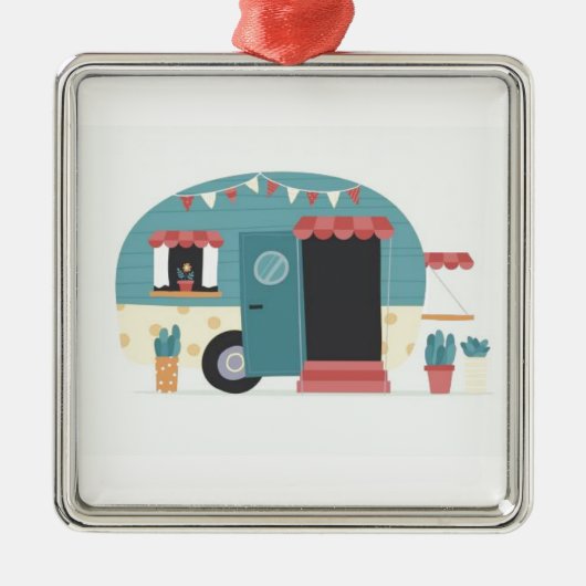 **CHRISTMAS ORNAMENT VAN DE VERHAAL CAMPER** (Voorkant)