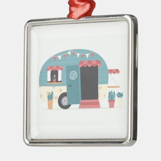 **CHRISTMAS ORNAMENT VAN DE VERHAAL CAMPER** (Links)