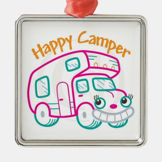 **CHRISTMAS ORNAMENT VAN DE VERHAAL CAMPER** (Voorkant)