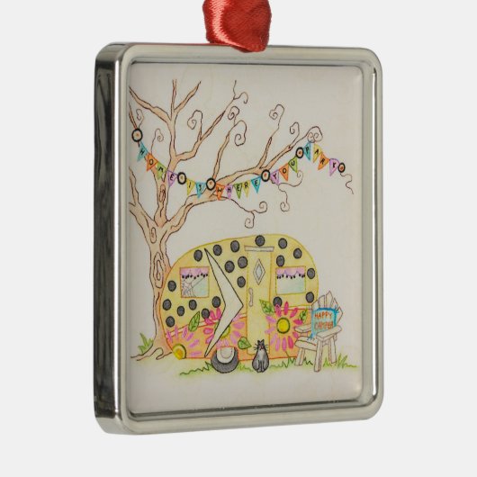 **CHRISTMAS ORNAMENT VAN DE VERHAAL CAMPER** (Rechts)