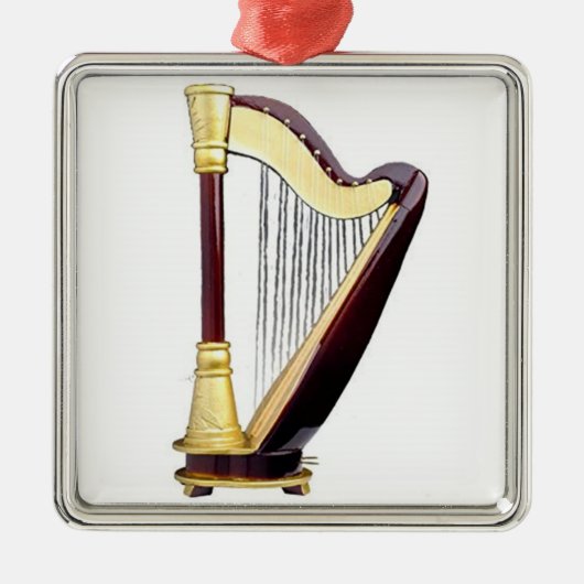 CHRISTMAS ORNAMENT VAN HARPIST (Voorkant)