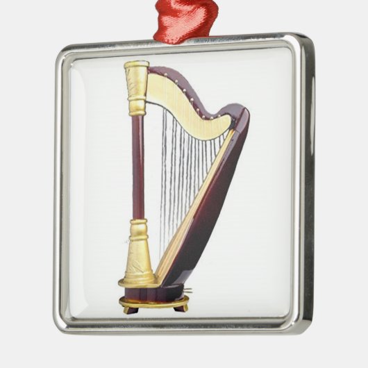 CHRISTMAS ORNAMENT VAN HARPIST (Links)