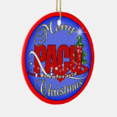 CHRISTMAS-ORNAMENT VERPAKKING Post-anesthesie Keramisch Ornament (Rechts)