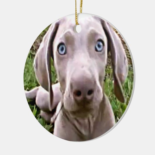 CHRISTMAS ORNAMENT "WEIMARANER" (Links)