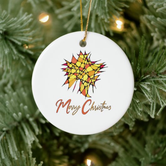 Christmas Ornament with Star Graphic (Boom)