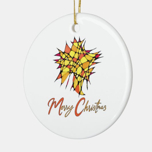Christmas Ornament with Star Graphic (Links)