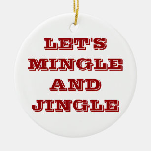 CHRISTMAS ORNAMENTEN ZEGGEN DAT LATEN STEMMEN EN J