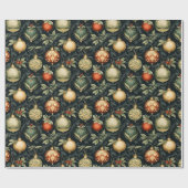 Christmas Ornaments Cadeaupapier (Vlak)
