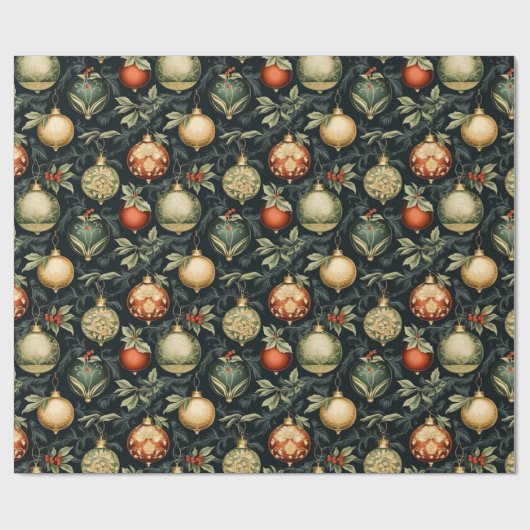 Christmas Ornaments Cadeaupapier (Vlak)