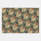 Christmas Ornaments Faith Hope And Charity Vector Inpakpapier Vel (Voorkant 2)