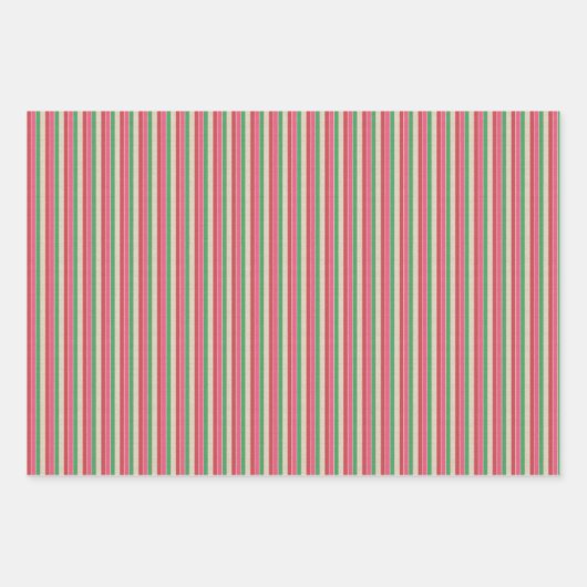 Christmas Ornaments Gift Wrap Set of Three Inpakpapier Vel (Voorkant 2)