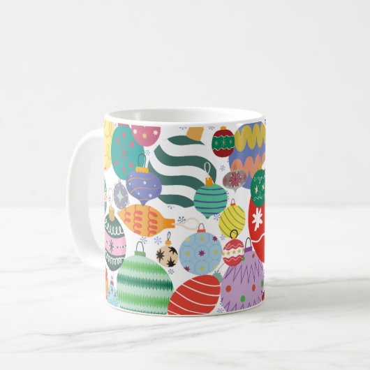 Christmas Ornaments Koffiemok (Voorkant links)