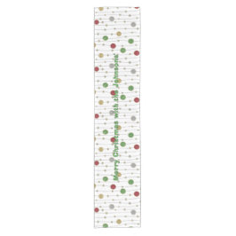 Christmas Ornaments Personalize 14 x 72 Korte Tafelloper