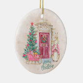 Christmas ornaments Rabbit Home Keramisch Ornament (Rechts)