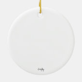 Christmas ornaments Rabbit Home Keramisch Ornament (Achterkant)