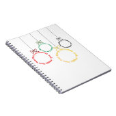 Christmas Ornaments Text Design Notitieboek (Rechterzijde)