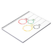 Christmas Ornaments Text Design Notitieboek (Linkerzijde)