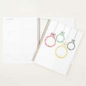 Christmas Ornaments Text Design Planner (Display)