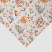 Christmas Ornaments Tissue Paper Tissuepapier (Detail)