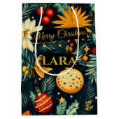 Christmas Ornaments with Name Area  Medium Cadeauzakje (Voorkant)