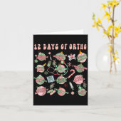 Christmas Orthopedic 12 Days Of Ortho Ortho Nurse  Kaart (Gele Bloem)