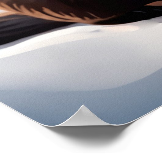 Christmas Otter Poster (Hoek)