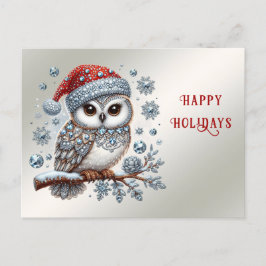 Christmas Owl Briefkaart