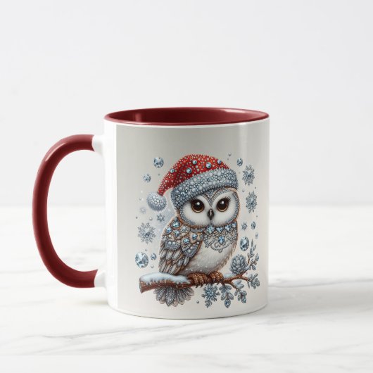 Christmas Owl Holiday Mok (Links)