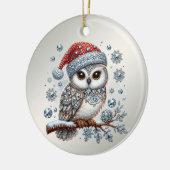 Christmas Owl Holiday Ornament (Links)