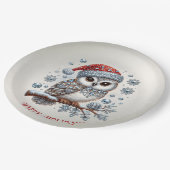 Christmas Owl Holiday Paper Bord (Gekanteld)