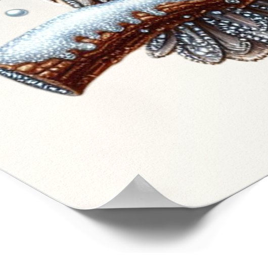 Christmas Owl Holiday Poster (Hoek)