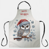 Christmas Owl Holiday Schort (Voorkant)