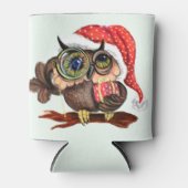 Christmas Owl-Koelbox Blikjeskoeler (Voorkant)