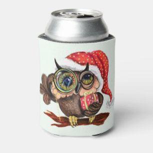 Christmas Owl-Koelbox Blikjeskoeler