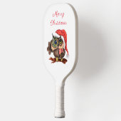 Christmas Owl Pickleball Paddle (Links)