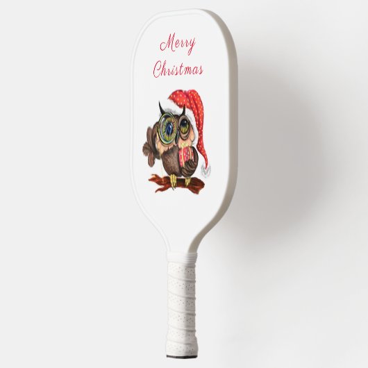 Christmas Owl Pickleball Paddle (Links)