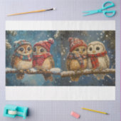 Christmas Owl Tissue Paper Tissuepapier (Craft)