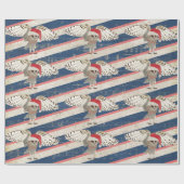 CHRISTMAS OWL Wrapping Paper Cadeaupapier (Vlak)