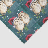 CHRISTMAS OWLS-weefselpapier Tissuepapier (Detail)