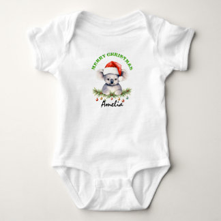 Christmas Oz Animals Koala Family Matching Romper