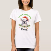 Christmas Oz Animals Koala Matching Women's T-shirt (Voorkant)
