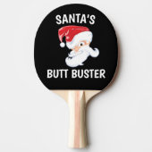 CHRISTMAS PADDLE SANTA'S BUTT BUSTER TAFELTENNISBATJE (Voorkant)