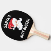 CHRISTMAS PADDLE SANTA'S BUTT BUSTER TAFELTENNISBATJE (Zijkant)