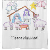 Christmas Pageant Shower Curtain Douchegordijn (Voorkant)