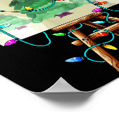 Christmas Painter Design _ Santa Xmas Paint Artist Poster (Hoek)